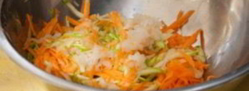 оладушки с кабачками. Шаг 3