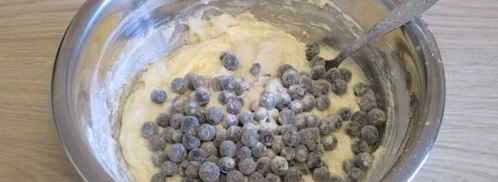 оладьи без яиц с ягодами. Шаг 8