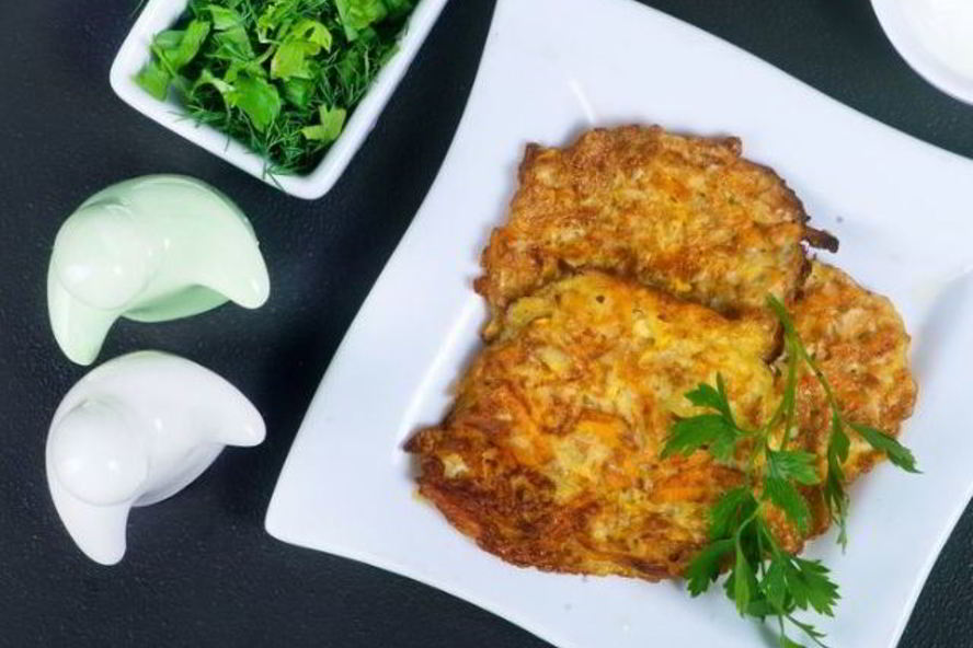 Рецепт оладьи диетические из кабачков