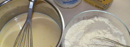 оладьи домик в деревне. Шаг 2