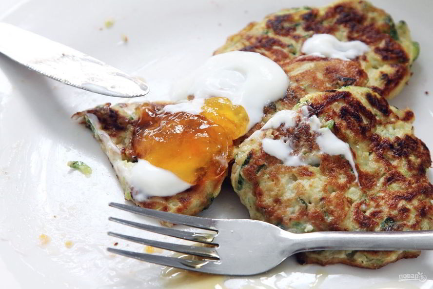 Рецепт оладьи из кабачка