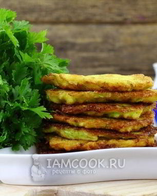 Оладьи из кабачков с манкой