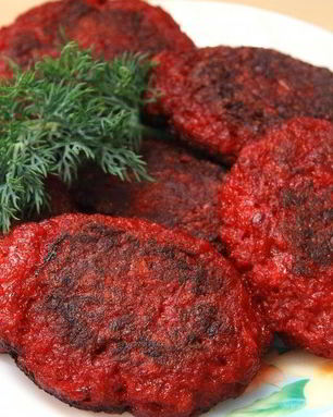 Оладьи из свеклы