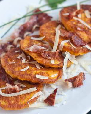 Оладьи из тыквы с сыром