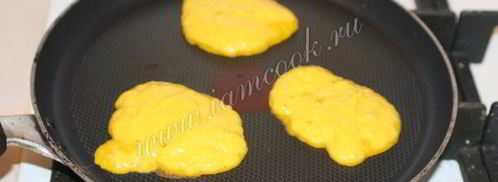 оладьи из вареной тыквы. Шаг 9