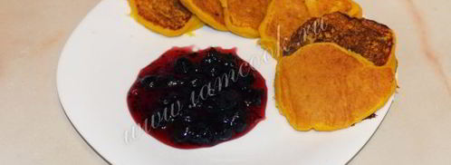 оладьи из вареной тыквы. Шаг 11