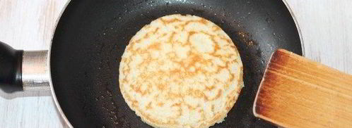 оладьи с куриным паштетом. Шаг 3