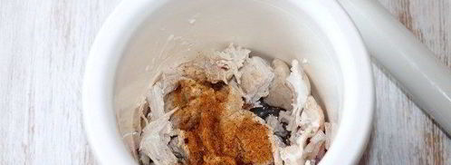 оладьи с куриным паштетом. Шаг 6