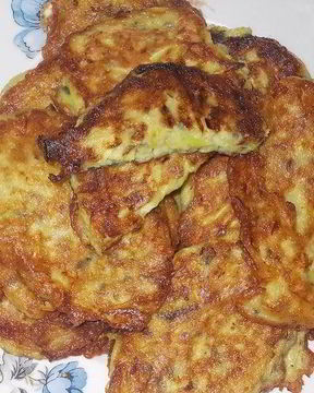 Оладьи с моцареллой