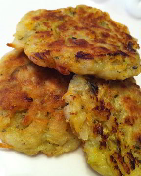 Пряные оладушки из кабачков
