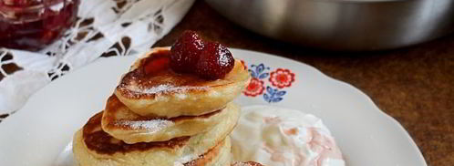 пышные оладьи на кислом молоке с дрожжами. Шаг 10