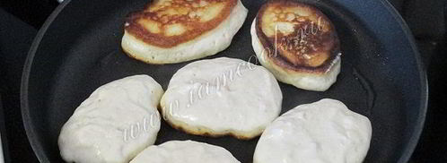 пышные оладьи на кислом молоке. Шаг 6