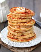 Пышные оладьи на молоке без дрожжей