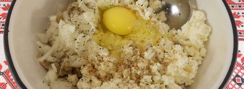 рыбные оладьи с творогом. Шаг 3