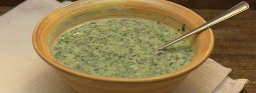 шпинатные оладьи с семгой. Шаг 2