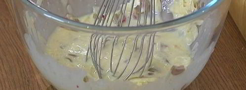 сырные оладьи с беконом и помидорами. Шаг 5