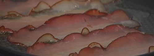 сырные оладьи с беконом и помидорами. Шаг 9