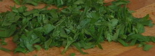 сырные оладьи с петрушкой. Шаг 2