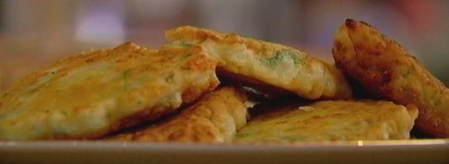 сырные оладьи с петрушкой. Шаг 5