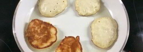 творожные оладьи с яблоками. Шаг 9