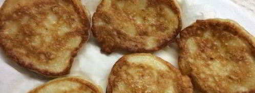 творожные оладьи с яблоками. Шаг 10