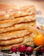 Яблочно-творожные оладьи