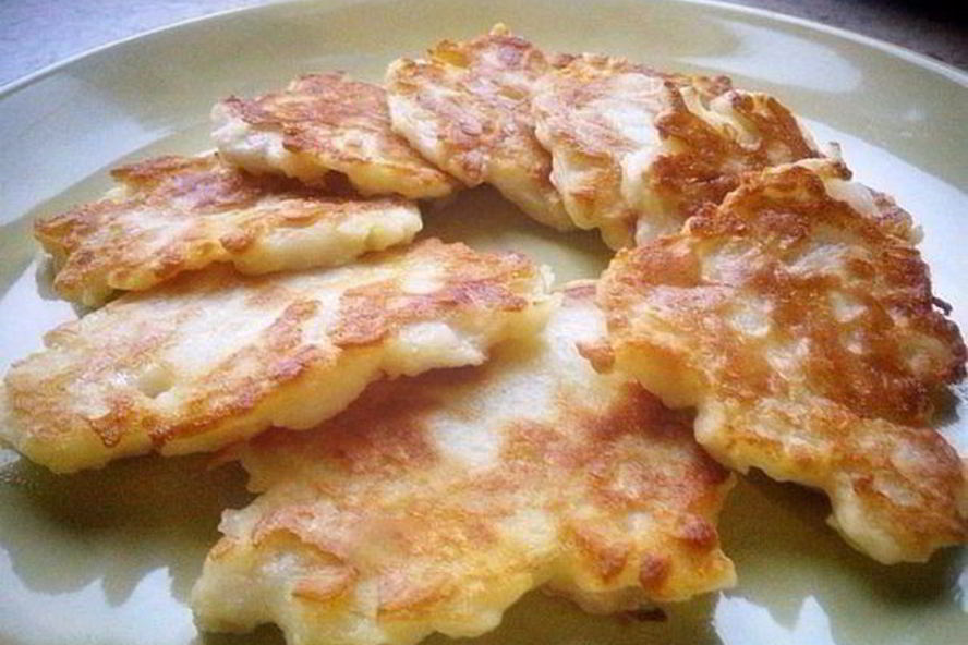 Рецепт яблочные оладьи