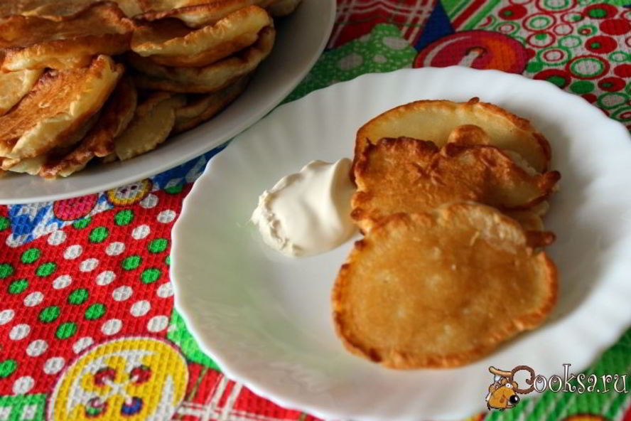 Рецепт заварные дрожжевые оладьи на молоке