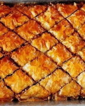 Пахлава на слоеном тесте