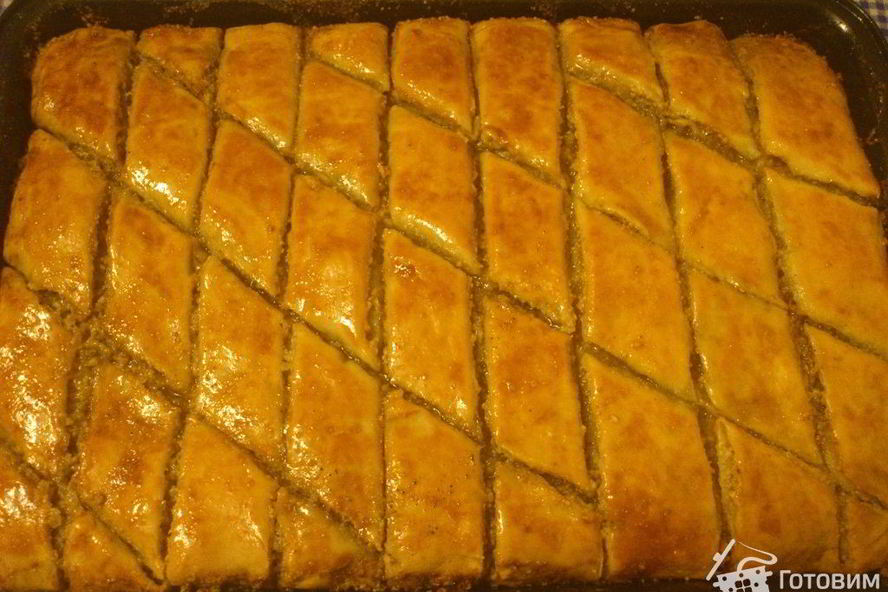 Рецепт пахлава постная