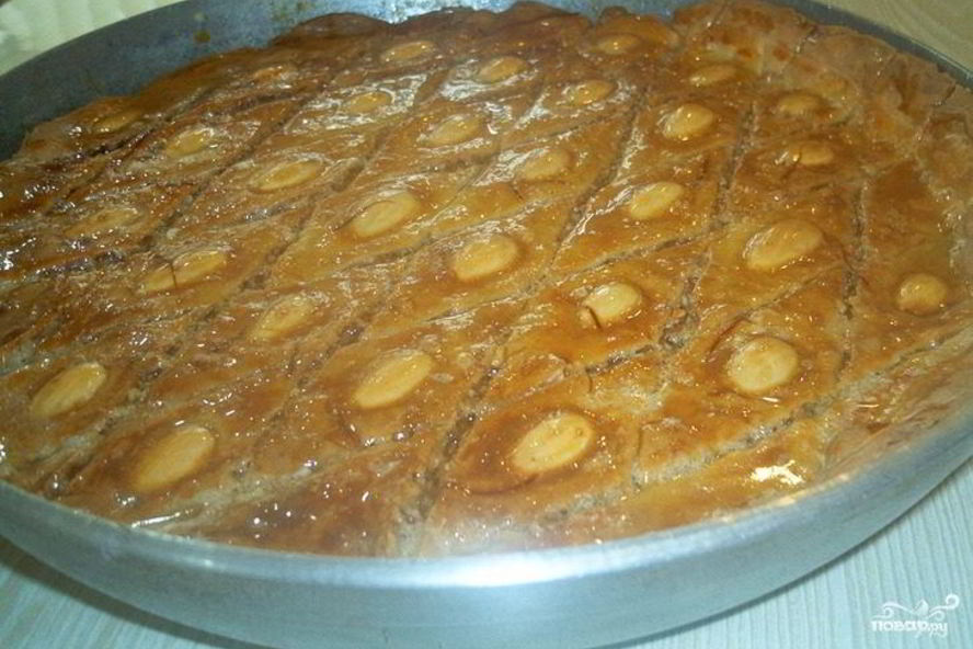 Рецепт пахлава с медом