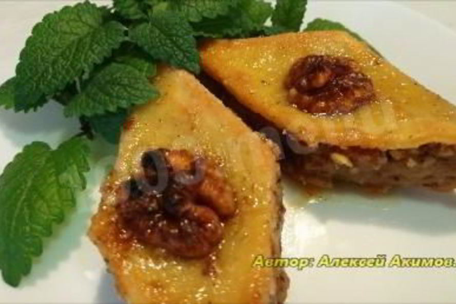 Рецепт пахлавы с сиропома