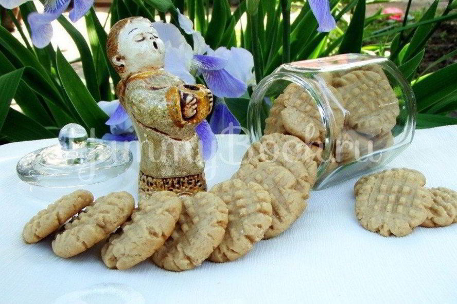 Рецепт арахисовое печенье