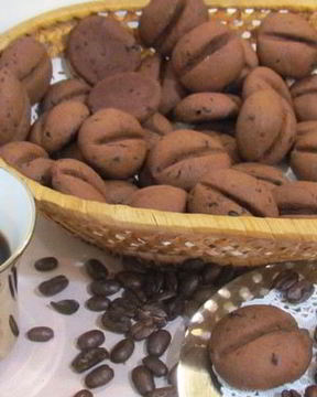 Ароматное печенье Кофейные зерна