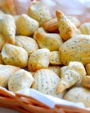 Домашнее печенье Мадлен с лимонной цедрой