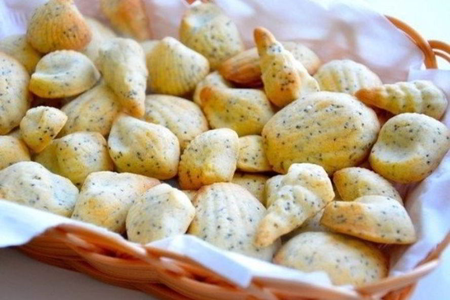 Рецепт домашнее печенье мадлен с лимонной цедрой