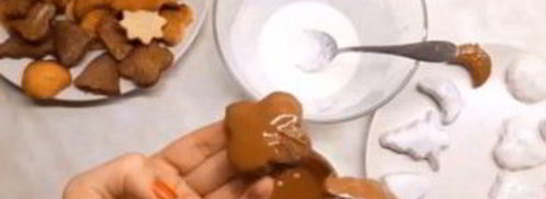 глазурь для имбирного печенья. Шаг 2