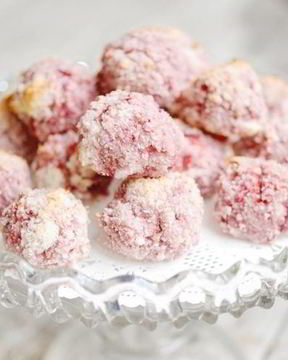 Клубничное печенье