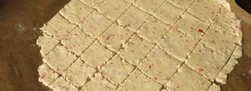 крекеры с крабовыми палочками. Шаг 9