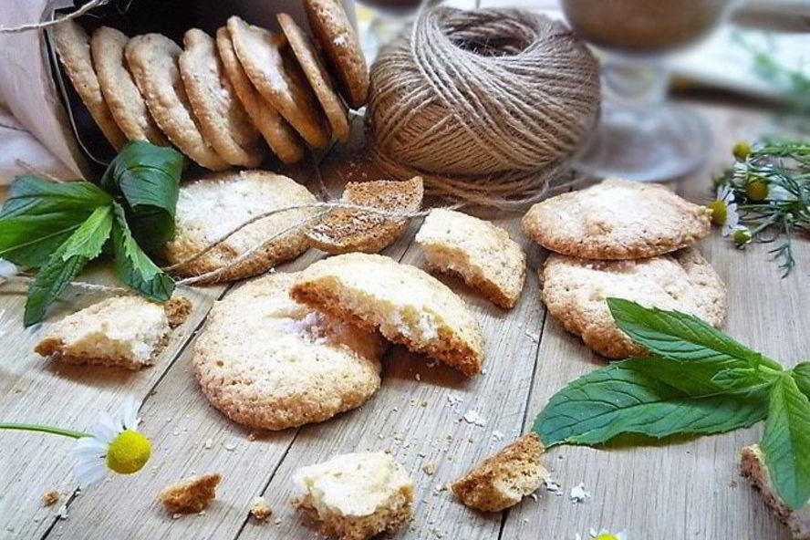 Рецепт миндальных печений ны меренге