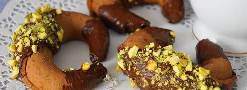 миндальные рогалики изумрудики. Шаг 11