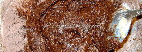 очень шоколадное печенье с трещинками. Шаг 3