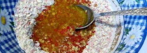 овсяно-кокосовое печенье пестрый анзак. Шаг 3