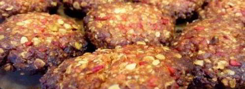 овсяно-кокосовое печенье пестрый анзак. Шаг 6