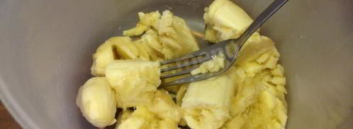 овсяное печенье из бананов. Шаг 3