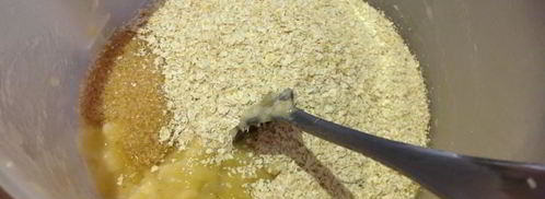 овсяное печенье из бананов. Шаг 4