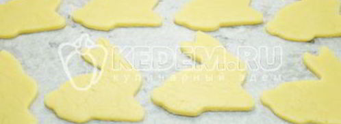 пасхальное печенье пасхальные кролики. Шаг 8