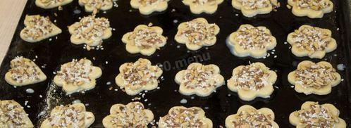 печенье с кунжутом и семечками кунжутное. Шаг 14