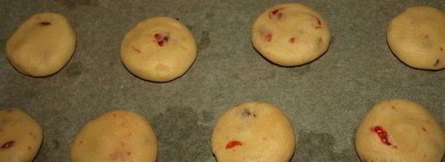 печенье с вяленой вишней и коньяком. Шаг 6