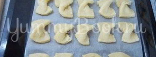 печенье сахарные бантики. Шаг 11